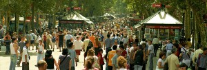 LAS RAMBLAS A BARCELONE