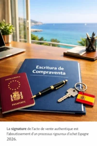 Processus d'achat immobilier en Espagne pour non-résident 2026.