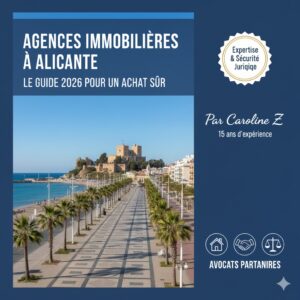 Agence immobilière à Alicante : villa de luxe avec piscine vue mer et guide pour achat sécurisé par Caroline Z.