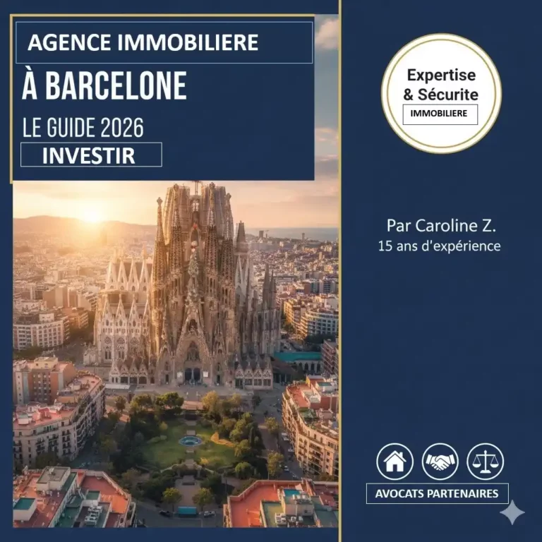 Agence immobilière à Barcelone : appartement de luxe avec vue sur la Sagrada Familia et conseils d'achat sécurisé par Caroline Z.